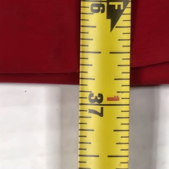 Anne Klein Red Mid-Length Overcoat, Women's 3XL - Picture 9 of 9